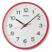 【SEIKO 精工】滑動式秒針靜音簡約掛鐘 時鐘 送禮 禮物 送禮(QHA020R)