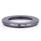 W182-1107 for  優質金屬濾鏡轉接環 倒接環 49mm-34mm轉接圈