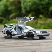 威利 Welly 1:24 回到未来 DMC-12 时光车飞行版 靜態合金塑料壓鑄汽車模型收藏玩具