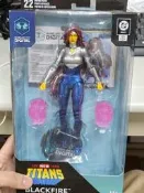 DC McFarlane Toys 少年悍將 黑火 Blackfire 麥法蘭 可動公仔