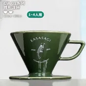 【日本 波佐見燒】X1 極萃 錐形濾杯 改良 星芒濾杯 極致萃取 精密陶瓷 肋骨鮮明 流速順暢 致敬Kono 青鵲綠