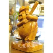 【九龍佛具】開運吉祥12生肖木雕藝品 強棒豬(梢楠木) 諸事如意 諸事大吉 2019年己亥年開運 放置風水豬來旺動財源