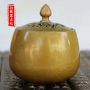 協貿國際日用品生活7館 銅香爐純銅大號熏香檀香線香紫銅仿古大明宣德黃銅陳巧生金蝸牛爐