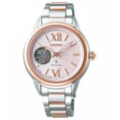 Seiko 精工錶 Lukia系列 4R38-01W0KS (SSA796J1) 玫瑰金經典機械女錶 34mm