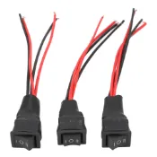 【Lixada】10A直流電機正反轉開關3位正負極控制可逆線3pcs