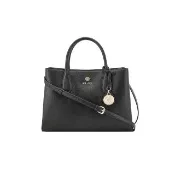 【NINE WEST】KYRIE  經典方形手提兩用包 斜背包-黑色(567206)