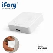 【HOTAI購】國都嚴選【iFory】Apple Watch 雙介面無線充電座( MFi認證) (限量送2A車充,顏色隨機)