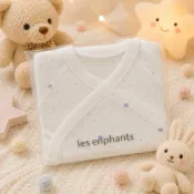 Les enphants麗嬰房系列包皮衣 新生兒紗布衣 麗嬰房蝴蝶衣 [全新/二手］