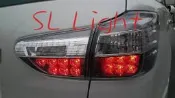 SL光電精品~TOYOTA 原廠 2013 NEW WISH 小改款 燻黑 透明 LED 尾燈組 含尾飾條