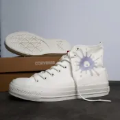 (店+)【CONVERSE】White atelier BY CONVERSE Splatoon3 ALL STAR HI 店鋪 訂製 限定款 渲染