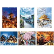 (店+)【Manto】台灣製DIY數字油畫-和風古都・京都系列|大尺寸更好畫