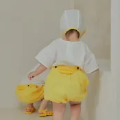 【現貨】 韓國 LITTLE TINI - Melting Duck Pants 小鴨 短褲 褲子 韓國製