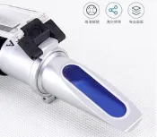 嚴選-光學折光儀《豆漿濃度計+糖度計/ 二合一》ATC溫度補償功能，豆漿濃度(25%)+糖度(32%)手持屈光計 甜度計