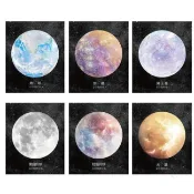 【CHL】星球便利貼 天體便利貼 memo 地球 月球 冥王星 火星 水星 天體 天文 宇宙 圓形 星球 造型便利貼