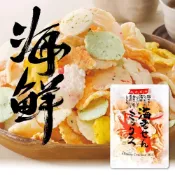 (店+)【CHARA 微百貨】日本 岡田屋 海鮮 綜合 蝦餅 仙貝 餅乾 170g