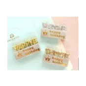 (店+)嚴選 生日蠟燭 生日快樂英文字母工藝蠟燭 派對生日蠟燭生日派對用品 創意蠟燭生日快樂 英文生日蠟燭