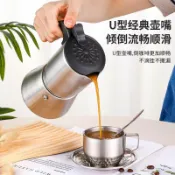 全球選品1館 生活百貨 摩卡壺意式濃縮煮咖啡機304不鏽鋼義大利高壓萃取手沖咖啡壺器具