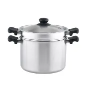 (店+)【柳宗理】18-8不鏽鋼 霧面義大利麵雙耳深湯鍋 22cm 6L 附濾網 日本製 深鍋 不鏽鋼鍋 雙耳鍋平輸品