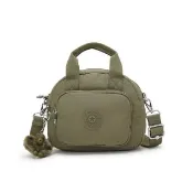 【KIPLING】鼠尾草綠輕巧手提斜背兩用包-DEFEA MINI 女包