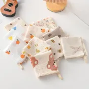 商檢合格 純棉小方巾 紗布手帕 幼稚園有掛鉤手帕 可挑款