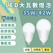 【燭光燈飾】【台灣現貨】【附發票】亮博士 E27 LED大瓦數燈泡 35W 42W 75W｜球泡燈｜LED燈泡｜省電燈泡