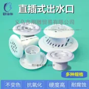 全球選品1館 生活百貨 游泳池內插式給水口可調回水口混凝土池迴圈進出水口衝浪口布水口