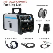 公司貨+附發票 三合一美規110/220v熱銷便攜電焊機 MIG/MMA/TIG-180 電流120A
