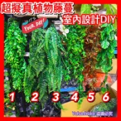 🔜現貨供應綠色藤蔓🌸仿真綠植物🌸藤條 藤蔓 壁掛 客廳植物吊頂室內牆面藤蔓 裝飾庭院造景垂吊掛 藤條 蕨類 仿真植物
