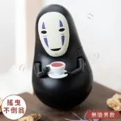日空版ENSKY神隱少女無臉男不倒翁公仔YR-MC04カオナシだるま吉卜力宮崎駿千と千尋の神隠し模型療癒週邊