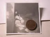一枚珍藏經典早年手拉坏師傅製作陶甕黑白照片(舊品)