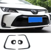 (店+)適用於12代ALTIS 前霧燈碳纖維紋路飾板 Toyota 水轉印 卡夢內裝 改裝 防刮 耐磨