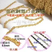 ~吉米兒~金色系列-金色銅質口金鍊條/口金鏈條(鍊子)1單位=20cm