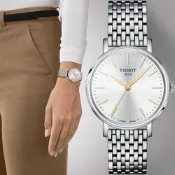 TISSOT 天梭 官方授權 Everytime 經典雋永大三針女錶 周年慶好禮 送禮首選-34mm T1432101101101
