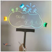 【客製化】【熒光棒】 訂製 可手寫手舉燈牌 led發光燈牌 生日快樂廣告牌 diy 訂製 亞克力活動手拿手燈