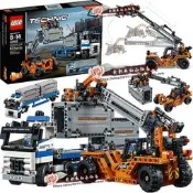 LEGO玩具02 樂高42062科技機械組系列碼頭集裝箱工程車 LEGO Technic拼裝積木