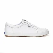 【Keds】CENTER LEATHER 經典皮革休閒鞋 (WH60854冰川白)