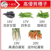 小美紀  蔬菜種子-羽衣甘藍 四季豆 甜碗豆 美濃白蘿蔔 迷你紅蘿蔔