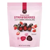 【Costco好市多】A&R 草莓凍乾黑巧克力球 250 公克 A&R Freeze-Dried Strawberries Coated in Dark Chocolate 250 g
