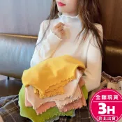 (店+)【AS 梨卡】隔日到貨 女裝 針織上衣【糖果色 木耳邊】長袖 毛衣 半高領 針織衫 內搭 打底衣 BR615【現貨24H】