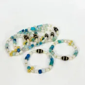 (店+)【御古齋】天然 九頁岩 二線天珠 瑪瑙桶珠 手珠 手鍊 金剛杵墜飾 增智慧 避邪鎮煞 消災解厄 鎮定心神 0304