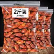 【果果鋪子】新貨梔子果1000g梔子花茶上色食用滷菜大顆野生梔子果黃梔子茶山梔子茶