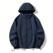 (店+)防曬外套男防曬衣薄外套釣魚防風運動冰絲休閒連帽透氣抗uv涼感防曬衫皮膚衣