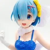 盒損特價 日版 Re : 從零開始的異世界生活 Precious 雷姆 蕾姆 透明裙 藍色禮服 ND0032-S
