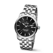 大高雄鐘錶城 TITONI瑞士梅花錶大師系列83788S-392真鑽天文台機械腕錶/黑面41mm｜樂天領券現折★全館特惠中★指定刷卡回饋10%