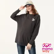 【mamaway媽媽餵】迪士尼普普花米奇長版孕哺上衣 (孕婦裝 哺乳衣)