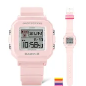 【CASIO】Baby-G + PLUS 系列 可愛混搭風 另贈6個錶帶環 BGD-10L-4 台灣卡西歐公司貨