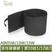 怡悅活性碳濾網 適用於佳醫AIR-05W AIR-10W AIR-15W空氣清淨機