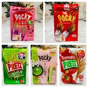 日韓小潼 日本 glico 格力高 Pocky 百奇 餅乾棒 家庭包 多種口味供選 草莓風味/巧克力風味/野菜沙拉風味/番茄風味/限定～櫻花抹茶風味｜全店$299 全家取貨免運｜滿額折500｜APP下單最高賺19%點數⚡