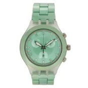Swatch 三眼計時腕錶(果綠)