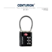 【HOTAI購】【CENTURION 百夫長】TSA海關鋼絲鎖-黑